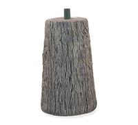BOP Base Tronco Nature Per Albero Di Natale Effetto Legno Real Touch | Base Rialzata, Ceppo Per Alberi Di Natale Fino a 270 cm | Supporto Decorativo, Vaso Per Albero Di Natale Design Ultra Realistico