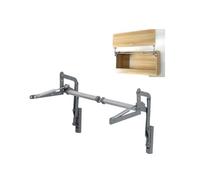 BOPIES Fermo a Gas Robusto for Armadio a Scorrimento e Ribaltamento, Cerniera di Sollevamento in Alluminio Antiruggine con Protezione in Gomma Morbida, Risparmio Spazio for Piccoli Alloggi(600-900mm)