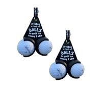 BOPIES Porta Palline da Golf, Facile da Appendere Parole Personalizzate Borsa portaoggetti Portatile for Accessori for Attrezzi da Golf for l'organizzazione Regalo for i Golfisti(A)