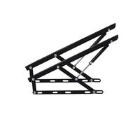 BOPIES Tiranti Idraulici per Sollevamento Letto da Magazzino - Molla a Gas Risparmio Efforti, Anti-Pinch, Montaggio Regolabile, Accessori Inclusi (Adatto ai Letti Legno/Panel)(Nero,1m)