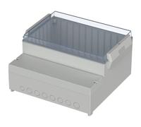 Bopla 41350109 REGLOCARD RCP 3500 - Scatola di regolazione, 296 x 281 x 158 ABS, policarbonato grigio chiaro, 1 pezzo