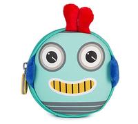 boppi Tiny Trekker Portamonete portachiavi da viaggio piccolo borsellino da viaggio borsetta portachiavi con zip - Robot
