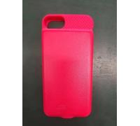 BOPPS Custodia con batteria per iPhone SE/8/7/6, colore rosso, 202505