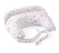 Boppy Cuscino Allattamento Deluxe, Supporto per Allattamento al Seno e con Biberon, Forma Ergonomica con Supporto per Mamma e Bambino, Imbottitura Piena, Sfoderabile e Lavabile in Lavatrice, 0M+