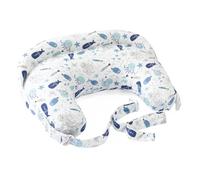 Boppy Cuscino Allattamento Deluxe, Supporto per Allattamento al Seno e con Biberon, Forma Ergonomica con Supporto per Mamma e Bambino, Imbottitura Piena, Sfoderabile e Lavabile in Lavatrice, 0M+
