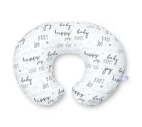 Boppy Cuscino Allattamento per Neonati 0+ Mesi, Forma Ergonomica con Supporto per Mamma e Bambino, Supporto Neonato per Allattamento al Seno e col Biberon, Lavabile in Lavatrice, Fantasia Hello Baby