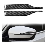 BOPRKTM 2 Pezzi Adesivo in Fibra di Carbonio Anti-Collisione Strisce adesive per specchietto retrovisore Adesivo Fibra di Carbonio Auto Car Door Bump Protector Sticker per Auto SUV Pickup Truck