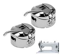 BOPRKTM 2 Pezzi Navetta Capsula Porta-Spolina per Macchina da Cucire Cassa della Bobina Universale Cassa della Bobina della Macchina per Cucire per Singer rother Necchi PFAFF Juki Lidl