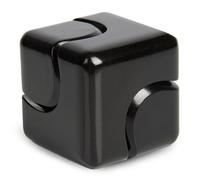 bopster Fidget Cube Spinner | Spinner manuale in metallo anodizzato, giocattolo sensoriale e antistress per bambini e adulti | ADHD, ADD, autismo nero