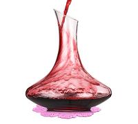 BOQO Catle Wine Decanter soffiato a mano, in cristallo al piombo soffiato a mano, per vino rosso, regalo per vino, accessori per vino, 1800 ml