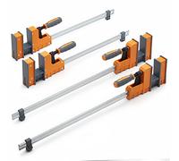 Bora 4 morsetti paralleli per la lavorazione del legno, confezione da 4 pezzi 2 x 45,7 cm più 2 x 61 cm morsetto parallelo set morsetto bar morsetto 499 kg forza di serraggio Bar Clamp Set 571450I