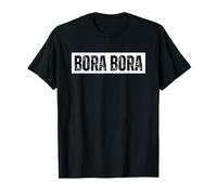 Bora Bora French Polynesia Vintage Retro Souvenirs Maglietta