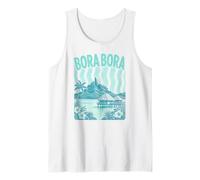 Bora Bora, Fun Tropical Island Beach Bungalow e Montagna Canotta