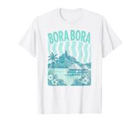Bora Bora, Fun Tropical Island Beach Bungalow e Montagna Maglietta