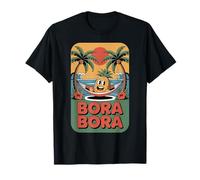 Bora Bora Tropical Island Paradise Fun Ananas in Amaca Maglietta