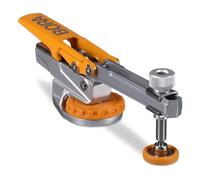 BORA BR-G050101 - Morsetto universale con regolazione automatica per binario a T standard da 8 mm, rotazione a 360°, ideale per progetti di falegnameria e bloccaggio