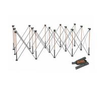 BORA Centipede CT15 - Supporto da lavoro portatile, 1,2 x 2,4 x 91,4 cm, 15 puntoni, con tracolla per il trasporto