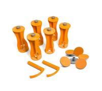 BORA Centipede Riser Kit di accessori CAK2015 - Include 6 alzate, 6 impugnature antiscivolo e 2 ganci per riporre attrezzi per una rapida installazione, personalizzazione del banco di lavoro e