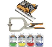 Bora Jig automatico mini foro tasca w/3 pollici faccia morsetto & 350pc vite Pack BR-A170402