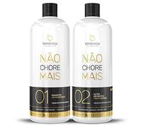 Borabella Não Chore Mais (No More Cry), set professionale per la cura dei capelli, trattamento lisciante senza formaldeide, con shampoo e trattamento ultra levigante, 2 x 1000 ml
