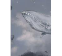 Boråstapeter Studio Carta da parati panoramica Whales in the Sky - 9457W