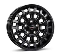Borbet cerchio CW7 7.5x18 ET53 5x120 nero opaco compatibile con MAN TGE
