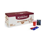 Borbone Kit Accessori Zucchero Bicchieri Palette 100/100/100