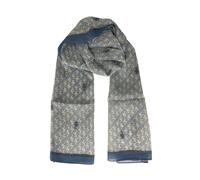 Borbonese, ,Accessories ,Donna ,Blu ,ONE SIZE Lussuosa sciarpa di seta con dettagli eleganti