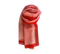 Borbonese, ,Accessories ,Donna ,Rosa ,ONE SIZE Sciarpa di seta con design elegante
