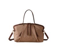 Borbonese - Bauletto Frame - - Bags - Donna - Marrone - ONE SIZE