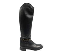 Borbonese Black Leather Women Boot - EU37/US7