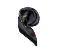 Borbonese Black Silk Women Scarf