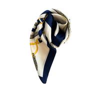 Borbonese Blue Silk Women Scarf