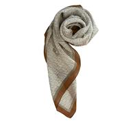 Borbonese Brown Silk Women Scarf