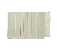 Borbonese Lenzuolo Matrimoniale Completo Cotone Raso Century (Ecru')