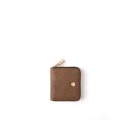 Borbonese - Portafoglio compatto con chiusura a zip e protezione Rfid - - Accessories - Donna - Marrone - ONE SIZE
