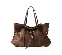 Borbonese - Prive Shopping Bag Large - - Bags - Donna - Marrone - ONE SIZE