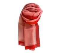 Borbonese Red Silk Women Scarf