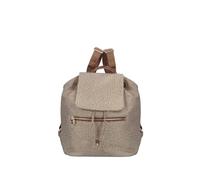 Borbonese ZAINO MEDIUM NYLON ST.ECO./VITELLO BEIGE/MARRONE TU