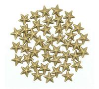 Borchie a forma di stella da 8/10/15 mm, 100 pezzi, rivetti a caldo, rivetti su vestiti, accessori punk fai da te, borchie a caldo nere e dorate, bronzo, 8 mm, 100 pezzi
