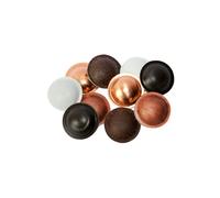 BORCHIE COPRI VITE PER LAMIERE confez. da 100 PZ- diam. 25 mm -varie colorazioni