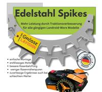 Borchie per Worx Landroid L U.Visione Acciaio Tosaerba ✅ Robot Prato Accessori