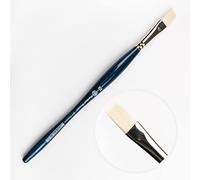 Borciani e Bonazzi Serie 831 UNICO Pennello Piatto Sintetico Off-White n. 12