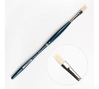 Borciani e Bonazzi Serie 831 UNICO Pennello Piatto Sintetico Off-White n. 8