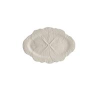 Bordallo Pinheiro Couve, piatto portata ovale 37 bianco Couve, piatto portata ovale 37 bianco