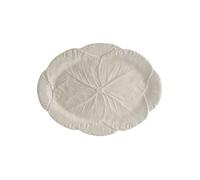 Bordallo Pinheiro Couve, piatto portata ovale 43 bianco Couve, piatto portata ovale 43 bianco