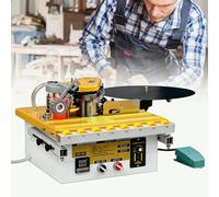 Bordatrice Automatica Per Legno Con Applicazione Colla Su Entrambi I Lati, Serbatoio Da 1000 Ml, Velocità Regolabile - Bordatrice Per Pannelli Di Grandi Dimensioni Con Bordi Curvi E Dritti(A)