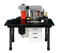 Bordatrice da falegnameria portatile, incollatrice con controllo digitale 170-190℃, sis-tema riscaldante rapido, serbatoio fusione 1000ml, prestazioni stabili e precise(Black)