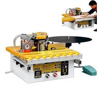 Bordatrice Per Legno Con Serbatoio Colla Da 1000 Ml, Applicazione Colla Su Entrambi I Lati, Controllo Intelligente Della Temperatura - Bordatrice Per Pannelli Con Bordi Curvi E Dritti(A)