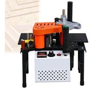 Bordatrice portatile con potenza di 1100 W, incollaggio a doppio lato per forme dritte e curve, ideale per la lavorazione del legno e mobili fatti a mano